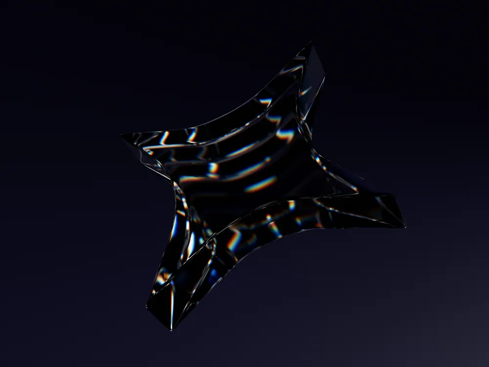 Glass, 3D render