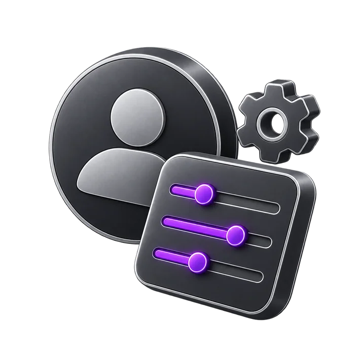 Account management illustration