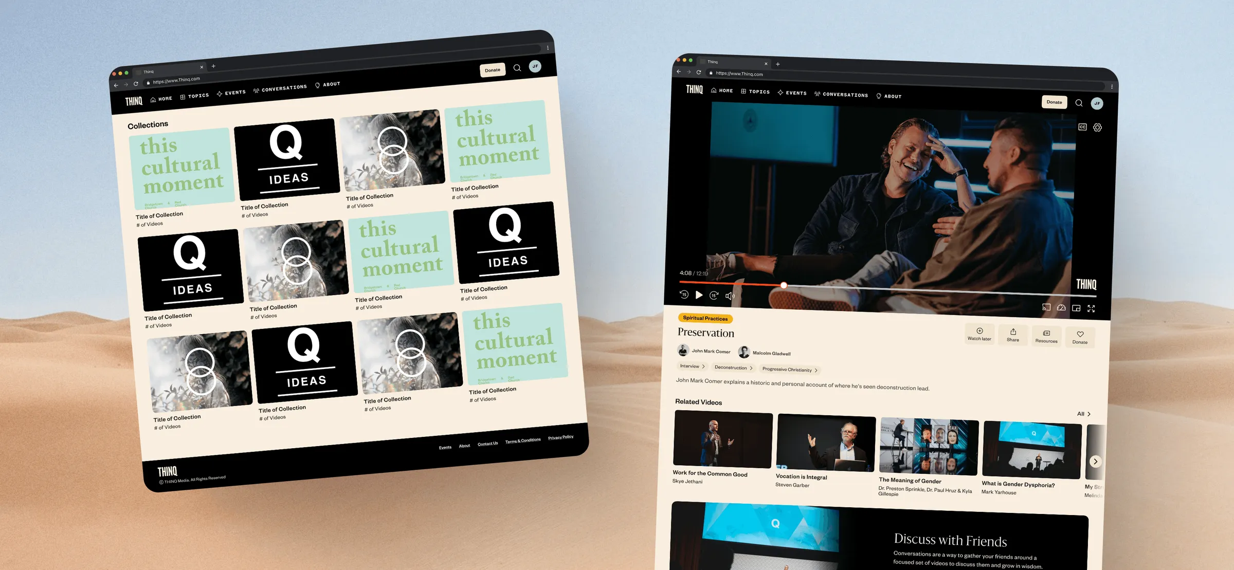 Thinq Media screen 3