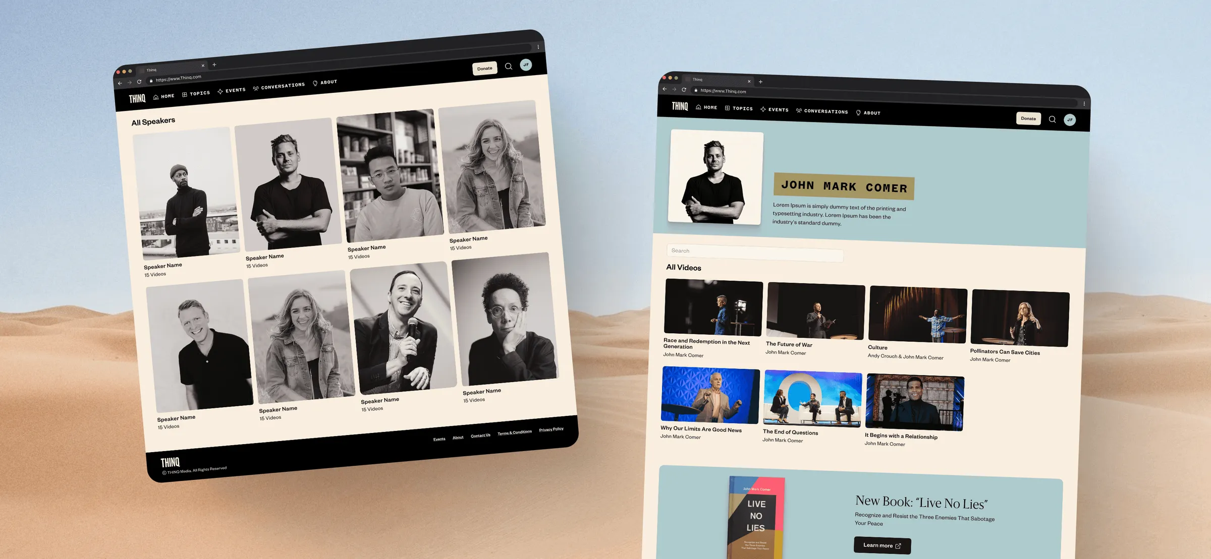 Thinq Media screen 4