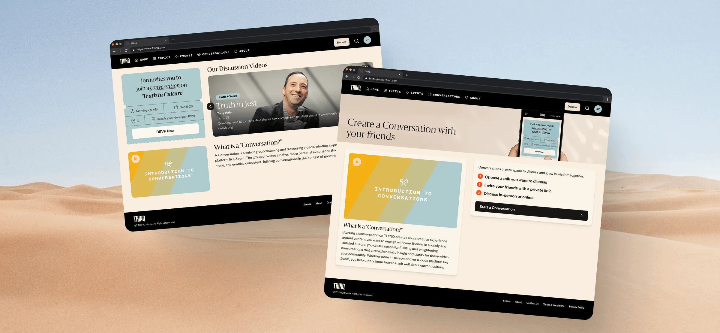 Thinq Media screen 5