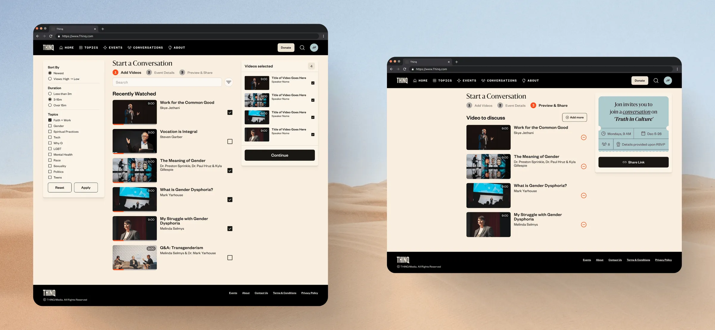 Thinq Media screen 6