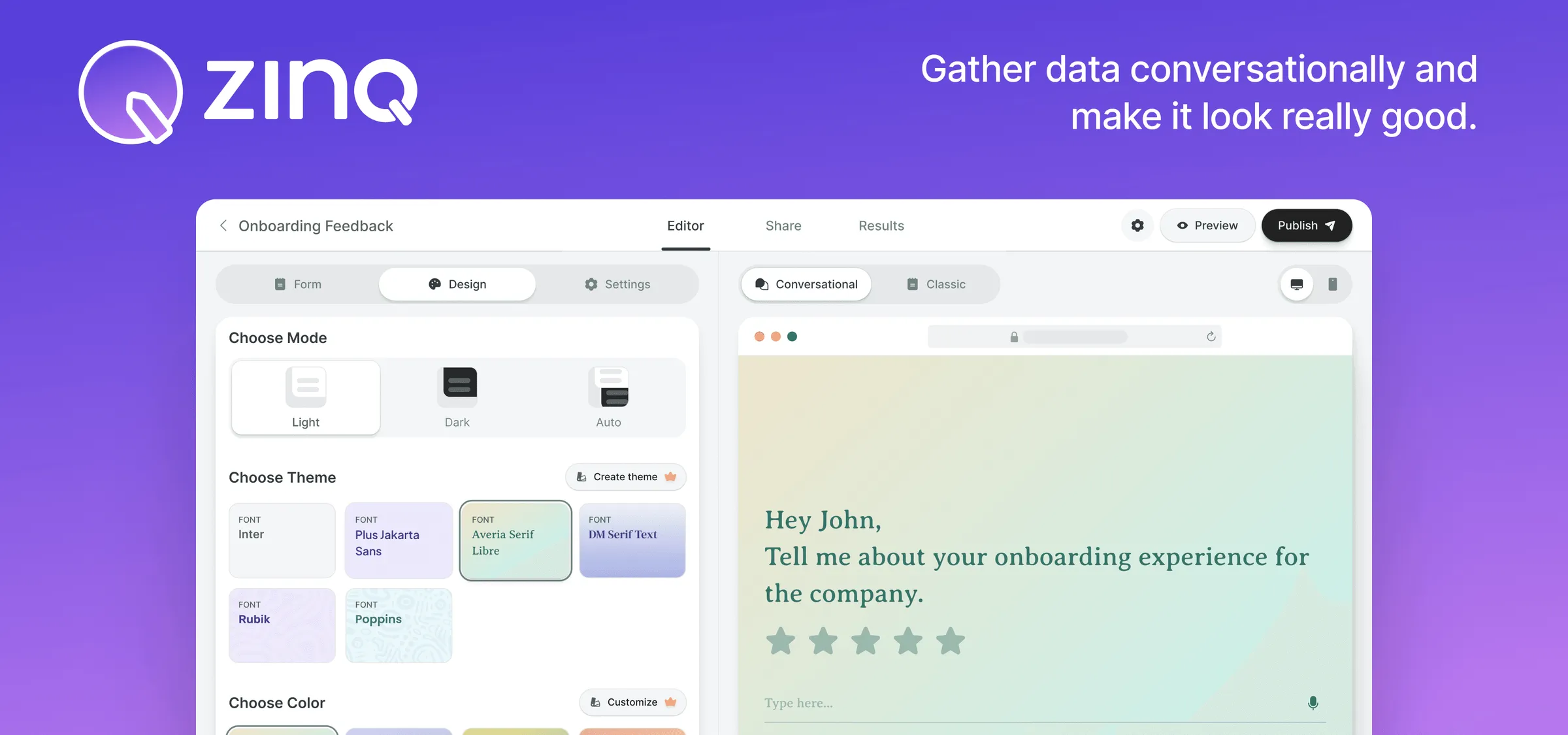 Zinq screen 1