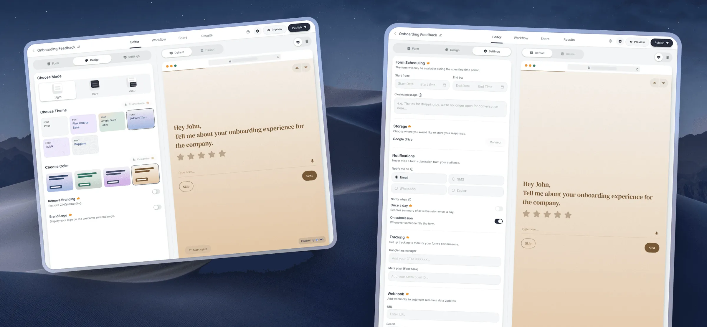 Zinq screen 5